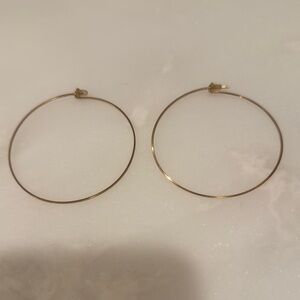 By Boe Gold-Filled Hoop Earrings